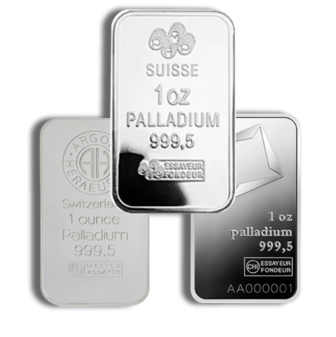 Palladium bars